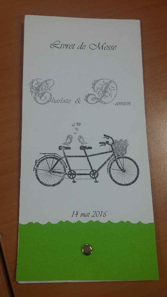 Livrets de messe terminés! - 2