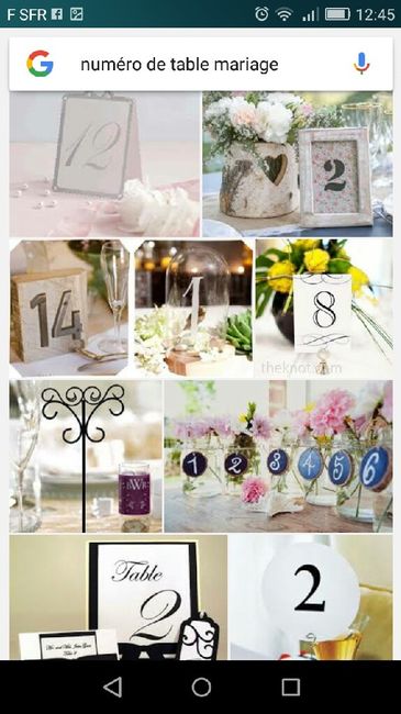 Nom de table/ plan de table - 1