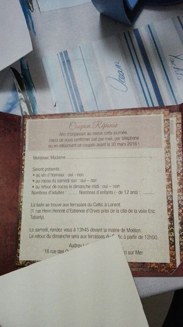 Faire-parts reçus ! - 3