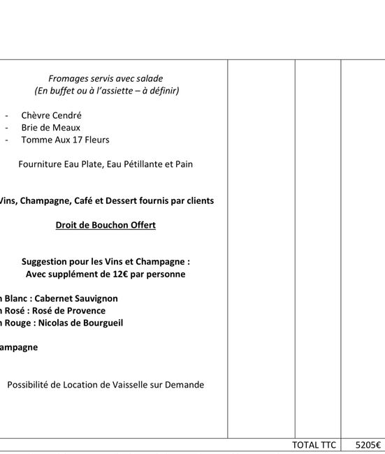 Avis devis traiteur - 3