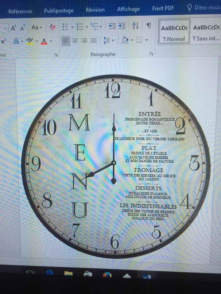 Menu - 1