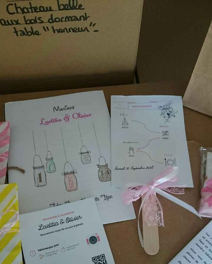 Welcome bag fait !!! - 5