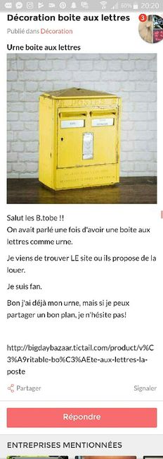 Urne - boîte aux lettres La Poste - Besoin d'aide ! 2