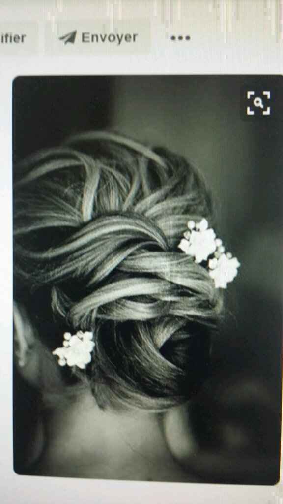 Idée chignon strict - 1