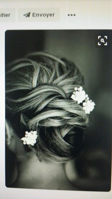 Idée chignon strict - 1