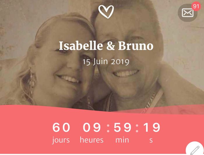 j -2 mois tout pile - 1