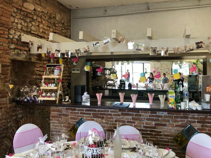 Et voilà salle prête pour notre grand jour ❤️❤️ - 5