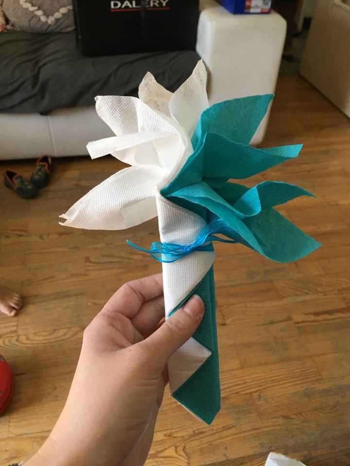 Pliage serviettes fait ✅ - 1