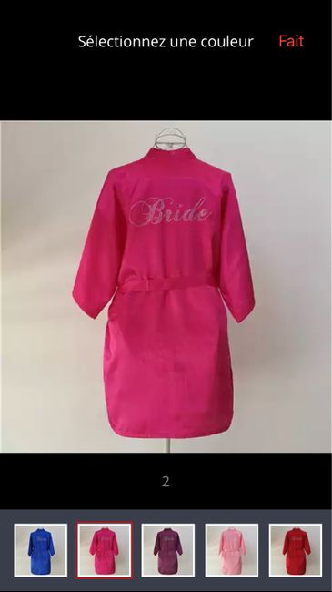 "bridal robes" Peignoir future mariée 2