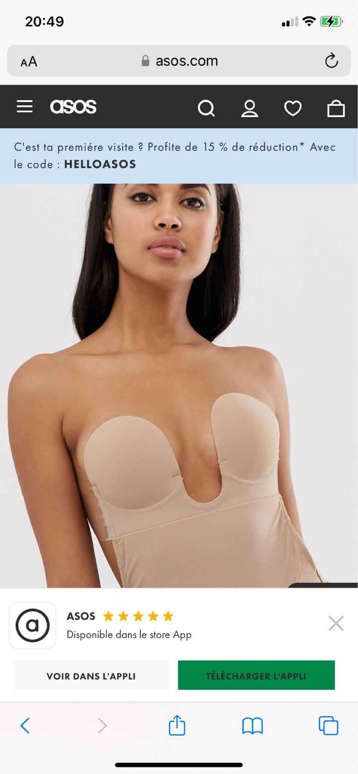 Body décolleté et dos nu - 1