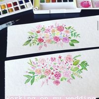 Mon Faire part thème rose et vert (printemps) - 2