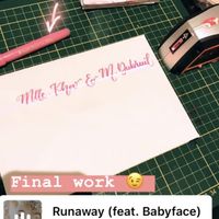 Mon Faire part thème rose et vert (printemps) - 3