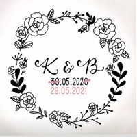 Mon Faire part thème rose et vert (printemps) - 7