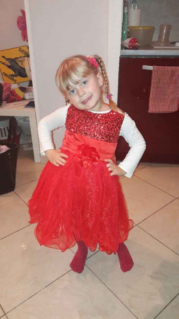 Robe petite demoiselle d'honneur - 1