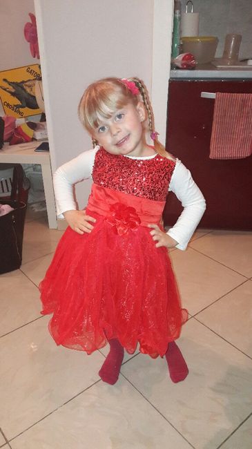 Robe petite demoiselle d'honneur - 1