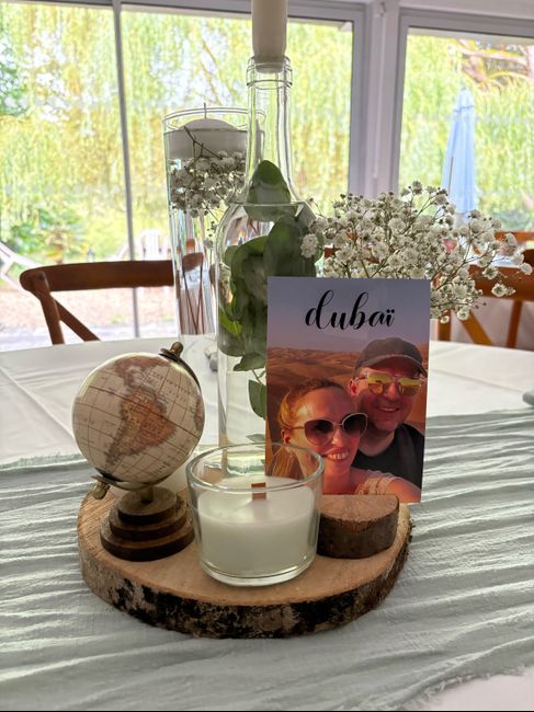 cout bouquet fleurs centre table - 6