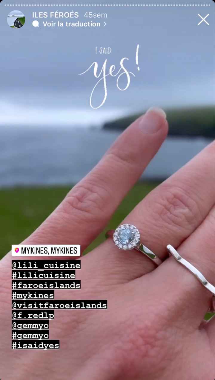 Dans quelle ville a eu lieu ta demande en mariage ? 💍 - 1