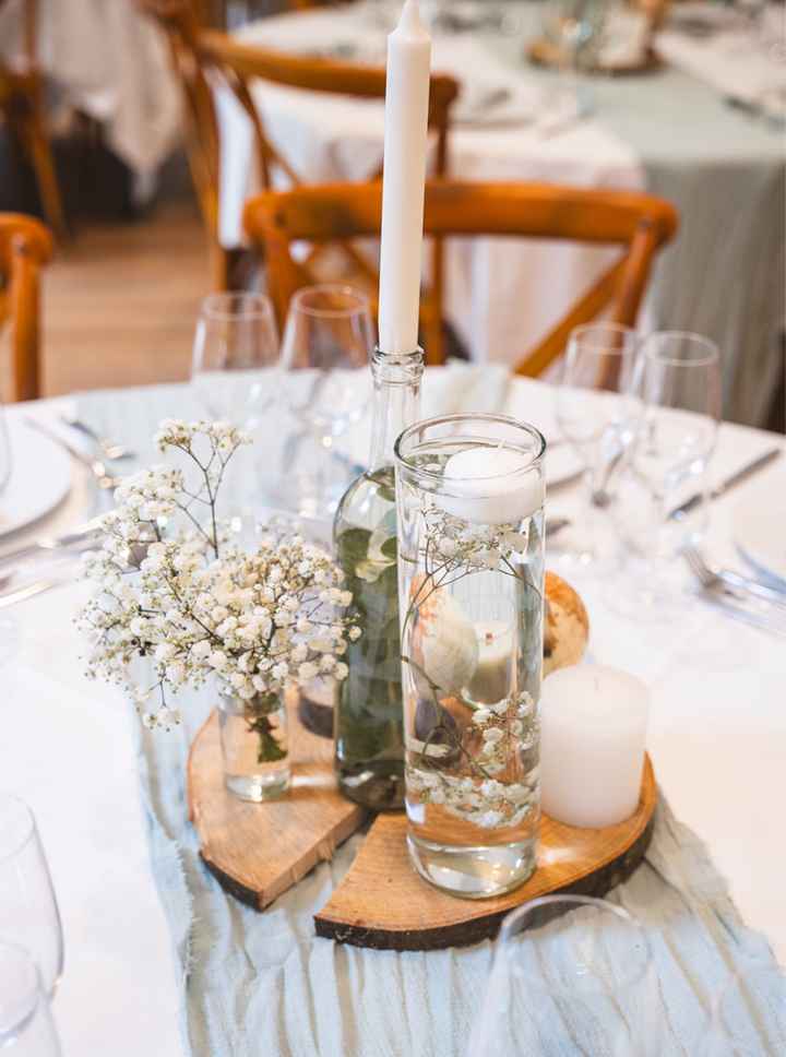 cout bouquet fleurs centre table - 2