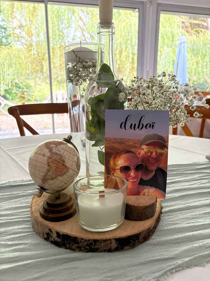 cout bouquet fleurs centre table - 6