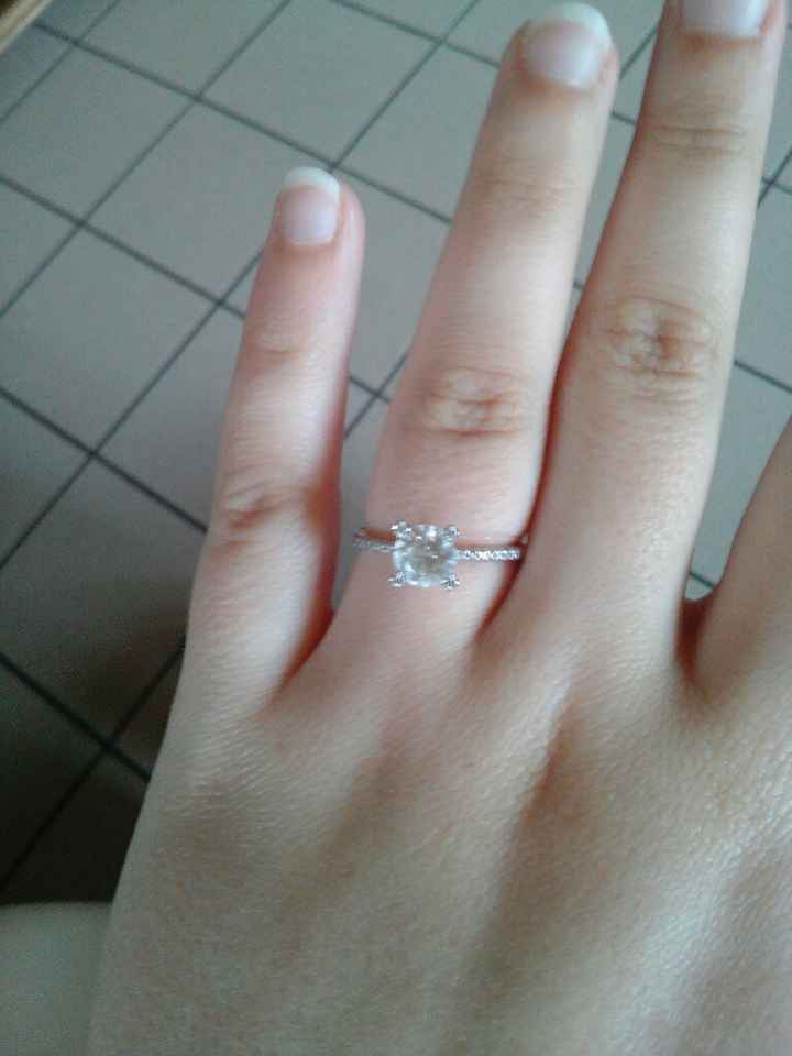 Vos bagues de fiançailles - 1