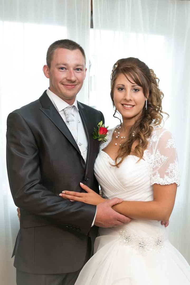 le jour de notre mariage