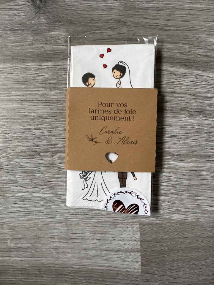 Mouchoirs Larmes de joie - 1
