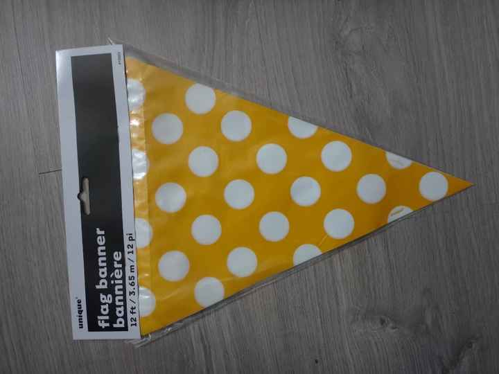 fanions pour déco candy bar