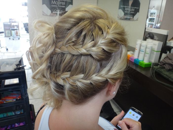 coiffure n°1 suite (avec rectification des nattes)