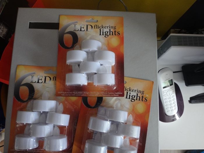 Bougies pour mes menus photophores