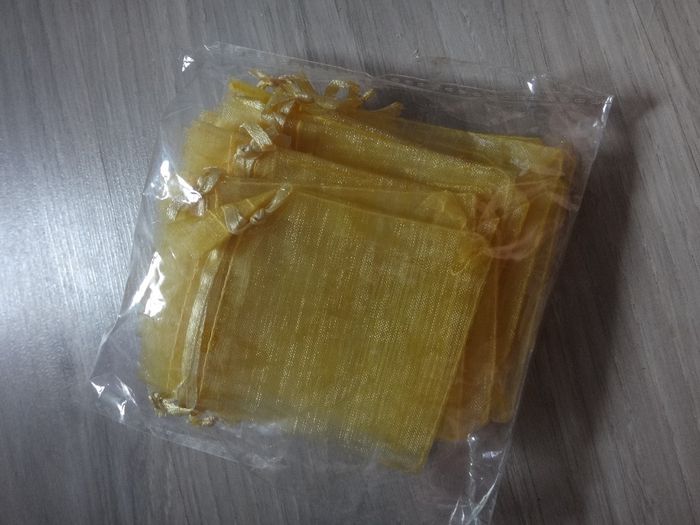 sachets en organza