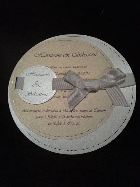 faire-part rond