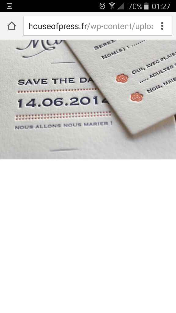 Vos avis format save the date - 9