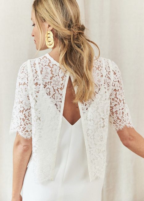 Quoi mettre sous une blouse en dentelle ? 2