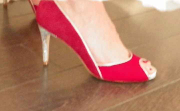 Les fameuses chaussures rouges !