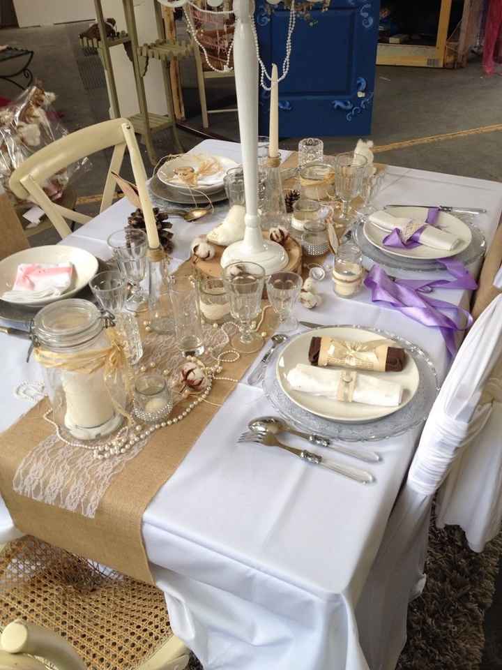 Essai déco de table avec notre wp - 2