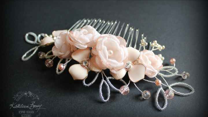 Des bijoux roses pour votre tenue de mariée - 1