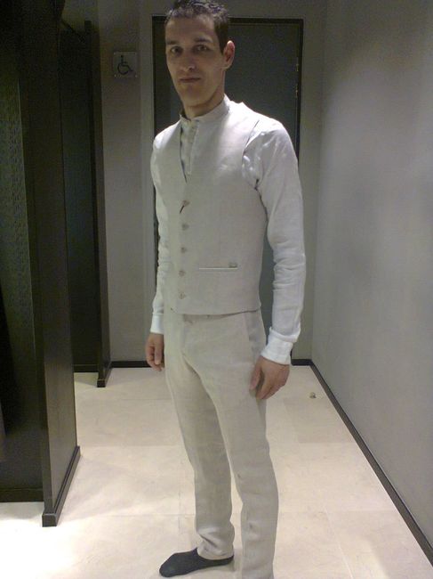 Mr dans son costume