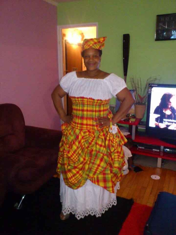 Tenue Traditionnelle antillaise en madras - 2