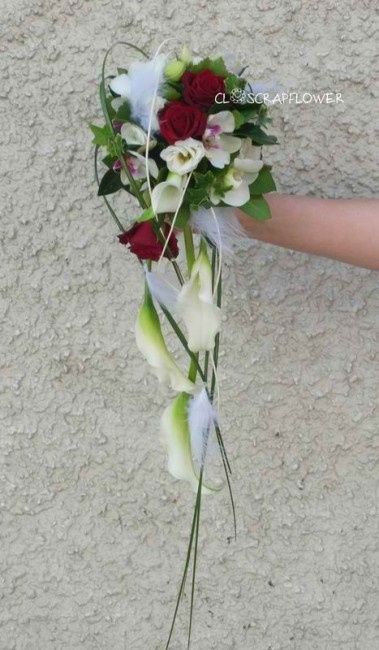bouquet cascade mariée1