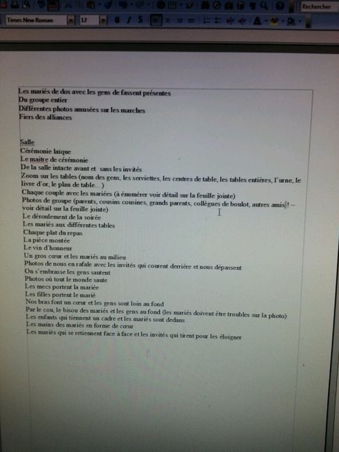 Qui a fait sa liste de photos a faire avec le photographe??? - 3