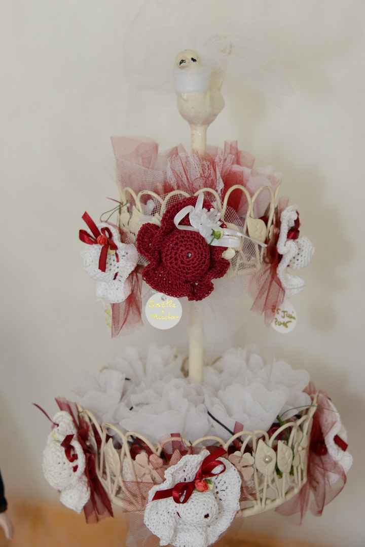 Présentoir dragées pour vin d'honneur