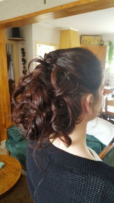mon essai chignon 