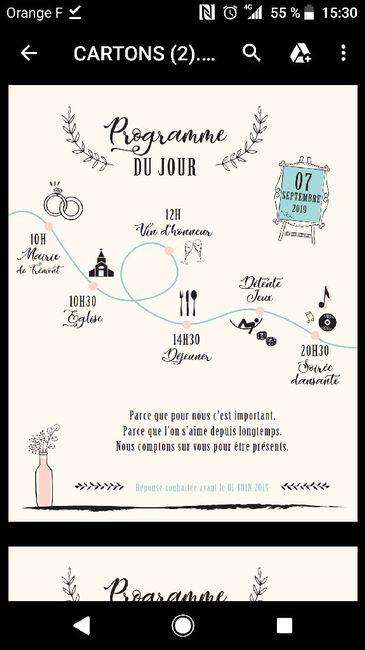 Faire part premier jet - 3