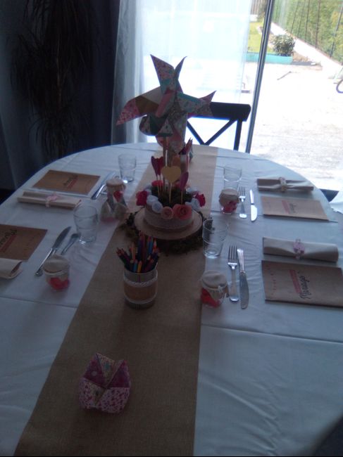Déco table enfant champêtre - 1