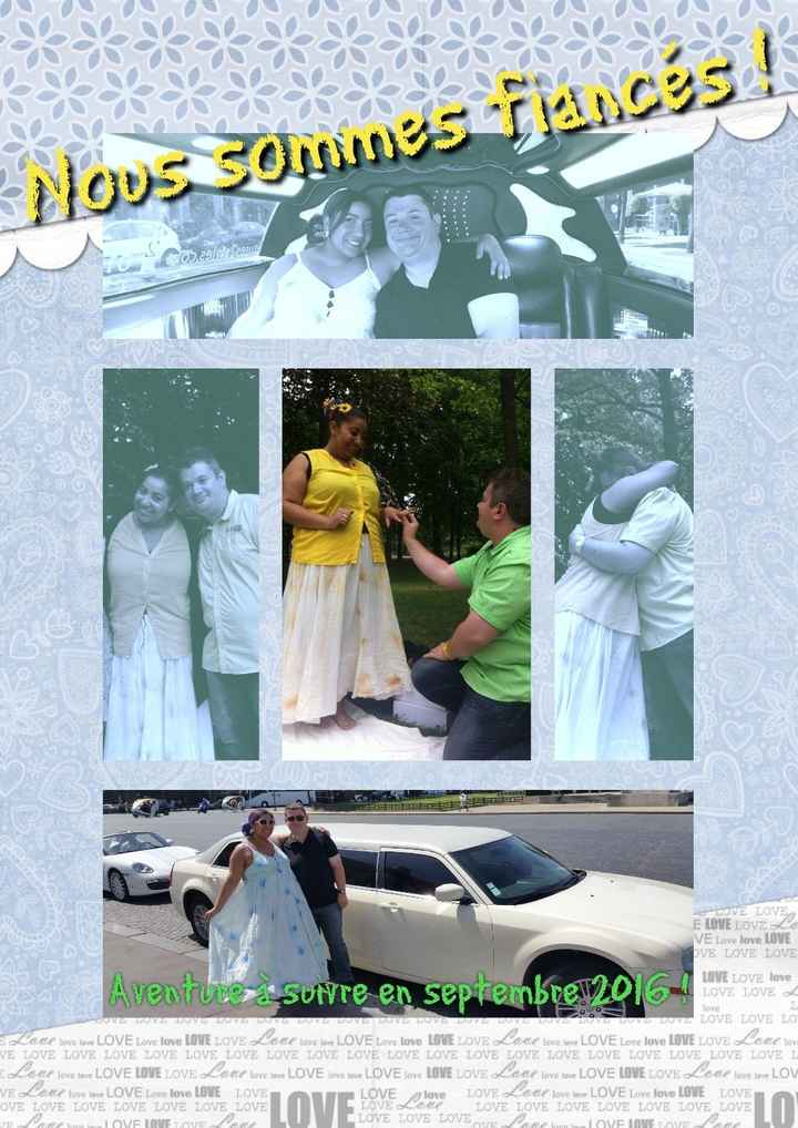 Annonces de nos fiançailles !