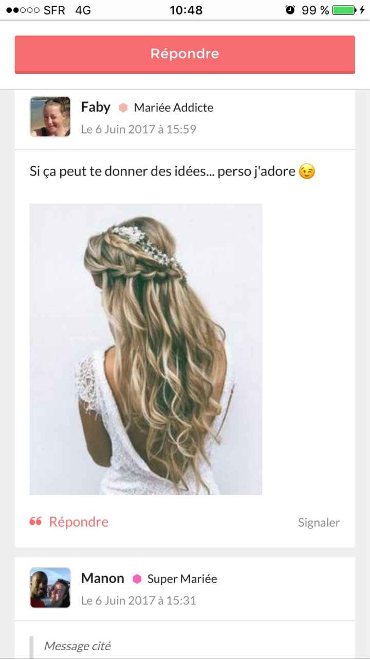  Coiffure avec robe bustier ? - 2