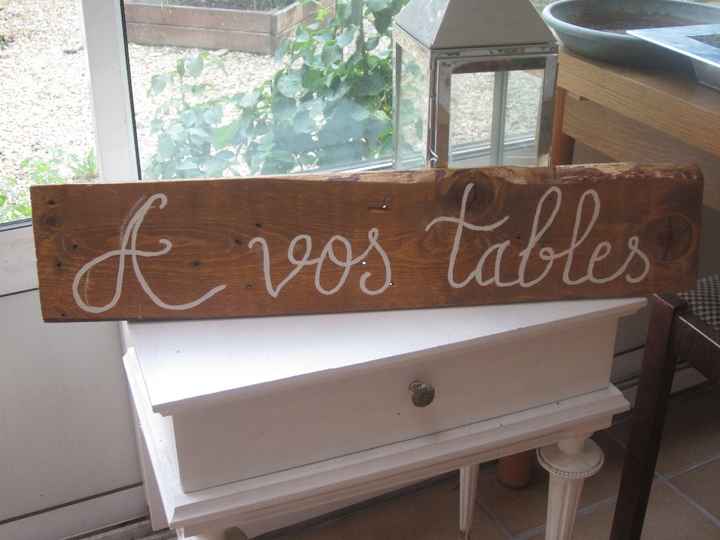  a vos tables