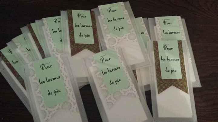 Mes pochettes pour les mouchoirs  ( pour l église ) - 1