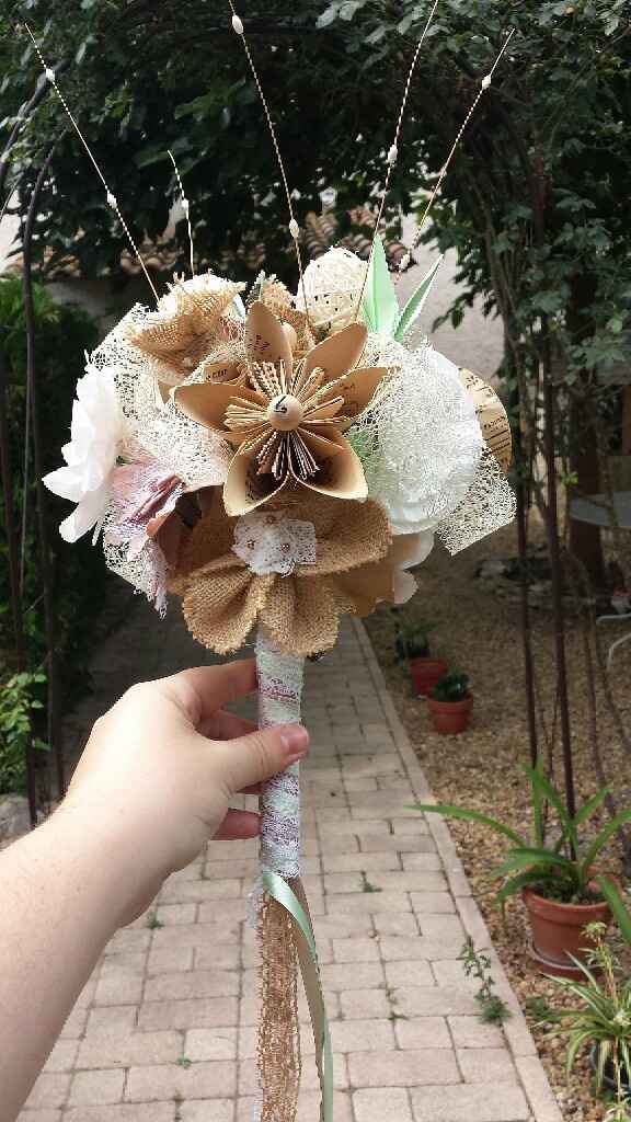 Mon bouquet de mariée fait maison est terminé !! - 2