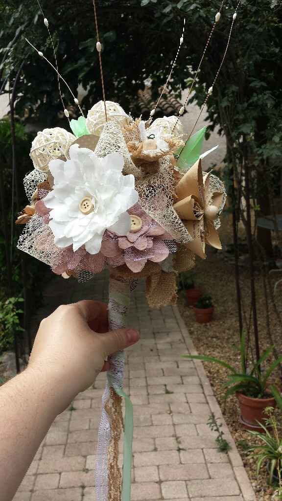 Mon bouquet de mariée fait maison est terminé !! - 3